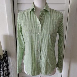 Vineyard Vines‎ Shep & Ian green gingham long sleeve button down womens shirt 4